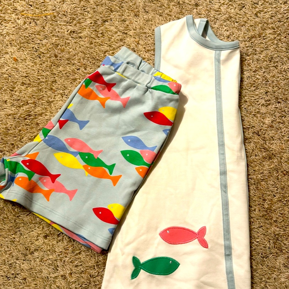 Worn once!  Beaufort Bonnet - Mary Simms shirt set, perfect for a beach photo!